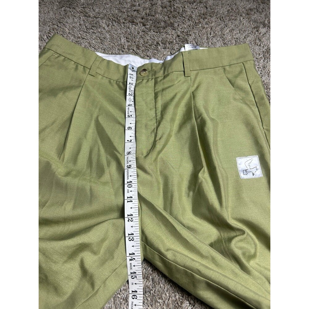 Jungles jungles trouser pleated pants green size medium - Picture 9 of 11